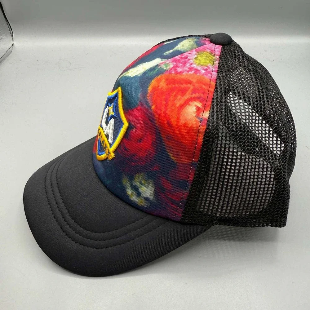 Los Angeles LA Galaxy Trucker Hat Youth Girls Black Adidas MLS Snap Back Cap New
